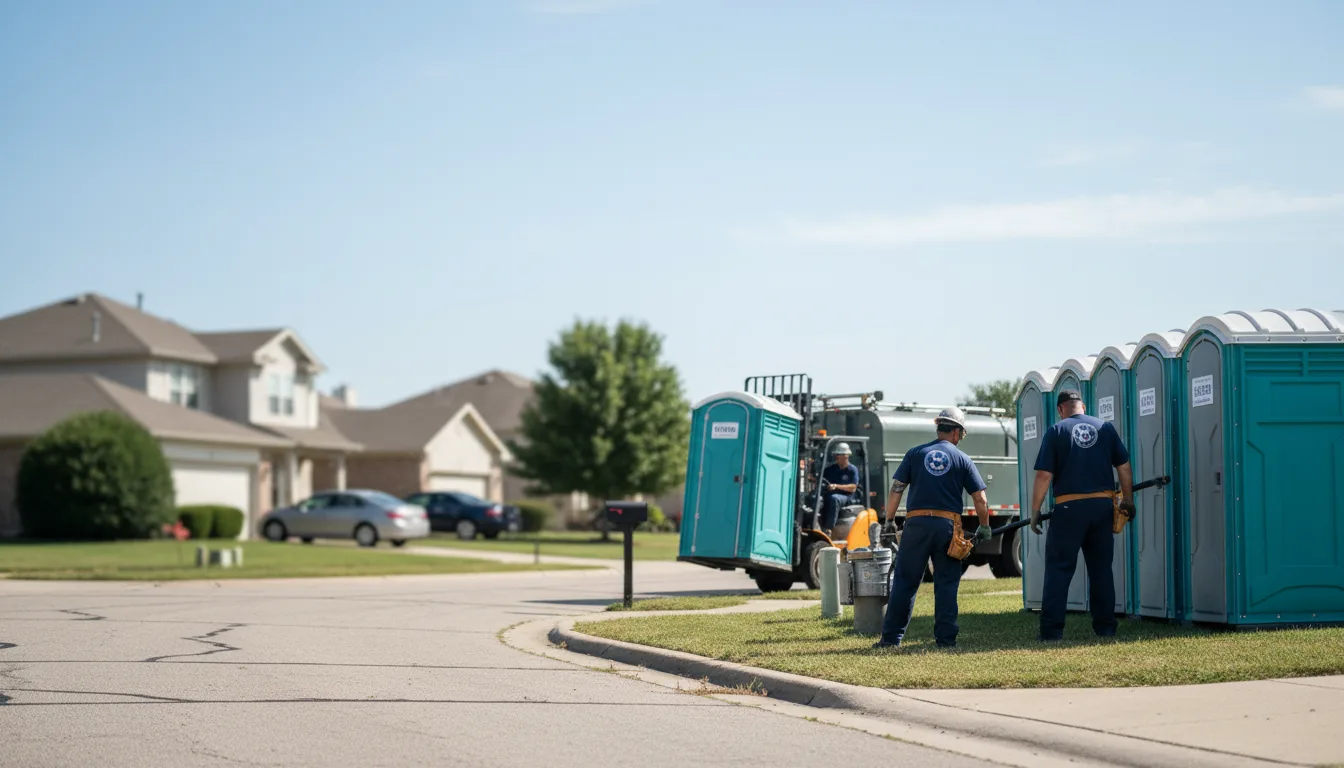 Porta Potty Rental in Byars, OK near me